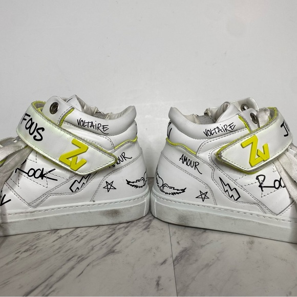 Zadig & Voltaire Mid Flash Sneaker 38 / 8 - Picture 8 of 15
